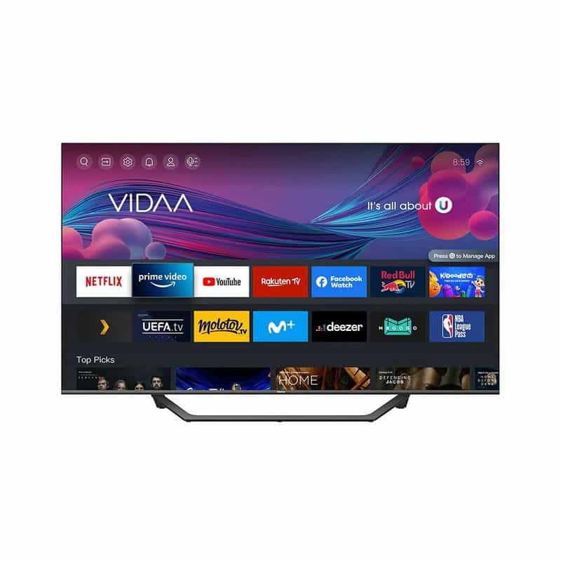 تلفزيون سمارت QLED هايسينس، 55 بوصة، دقة 4K UHD بريسيفر داخلي - 55A7EG2