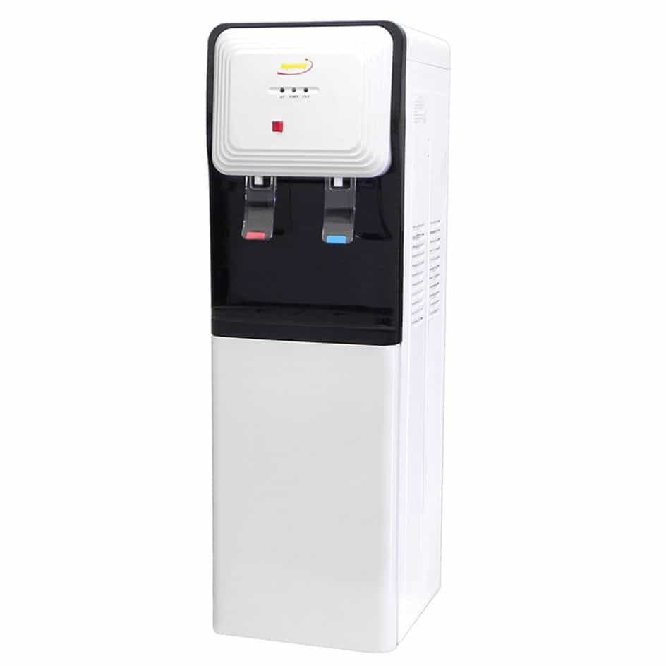 مبرد مياه سبيد ساخن وبارد بكابينة، ابيض/ اسود- SP-27