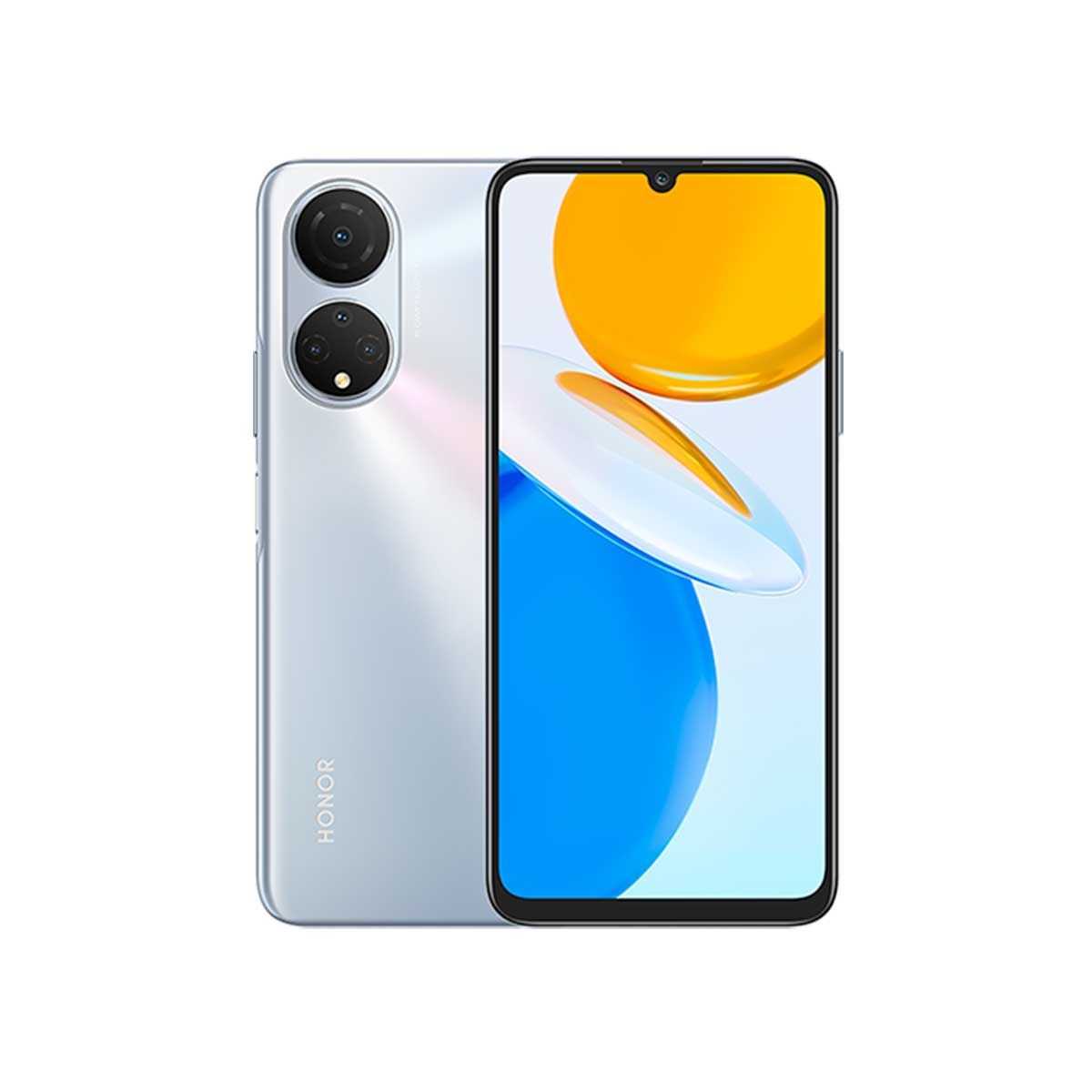 هونر X7 بشريحتين اتصال، سعة 128 جيجا، 4 جيجا رام، شبكة 4G LTE- فضي