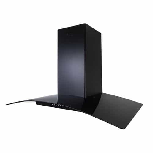 شفاط مطبخ بيورتي بلت ان، 90 سم، اسود - CAPPEBL90cm-1000m3/h